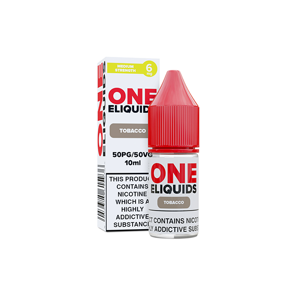 6mg One E-Liquids Flavoured Nic Shot - 10ml (50VG/50PG)