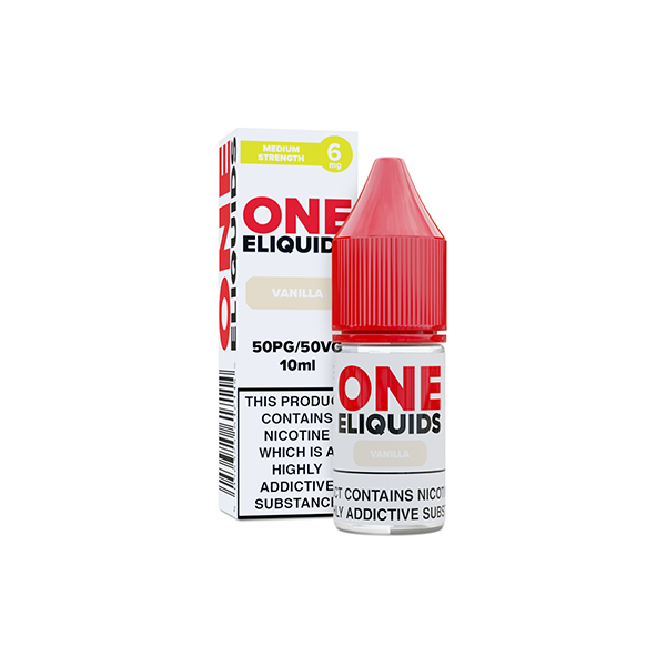 6mg One E-Liquids Flavoured Nic Shot - 10ml (50VG/50PG)