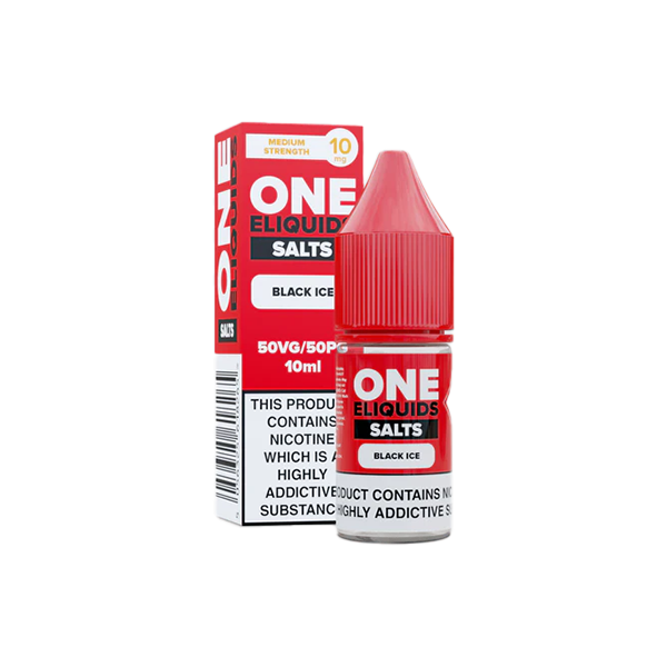 10mg One E-Liquids Flavoured Nic Salts - 10ml (50VG/50PG)