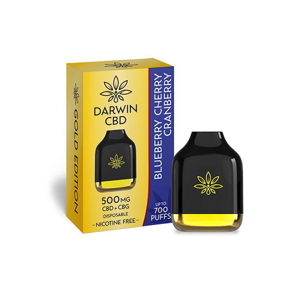 Darwin 500mg CBD + CBG Cube Disposable - 700 Puffs