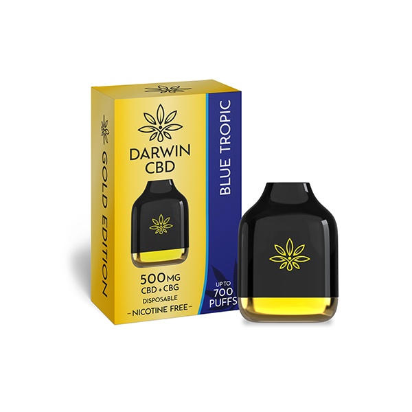 Darwin 500mg CBD + CBG Cube Disposable - 700 Puffs