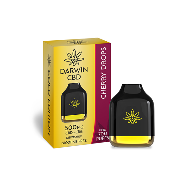 Darwin 500mg CBD + CBG Cube Jetable 700 Puffs