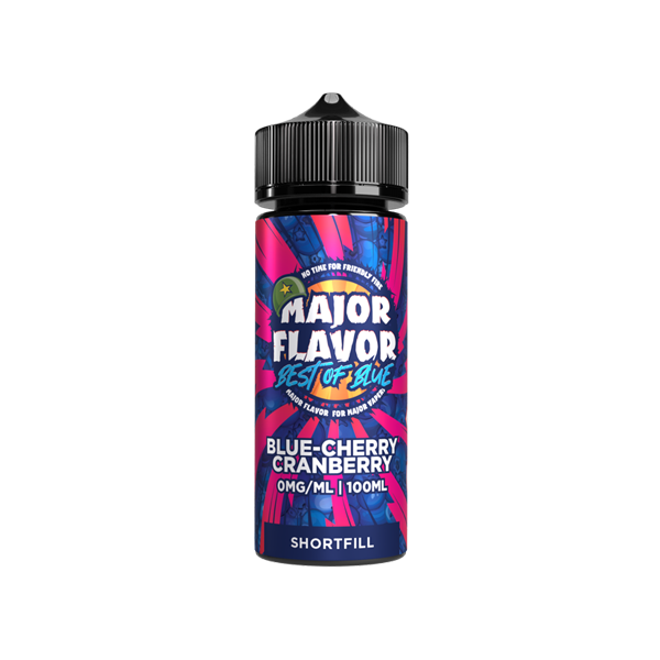  Major Flavour 100ml Blue Shortfills - Premium VG E-Liquids