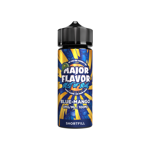  Major Flavour 100ml Blue Shortfills - Premium VG E-Liquids