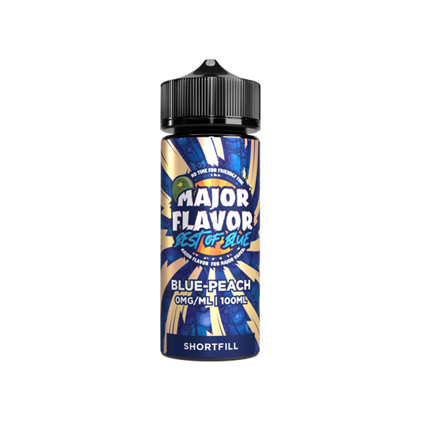  Major Flavour 100ml Blue Shortfills - Premium VG E-Liquids