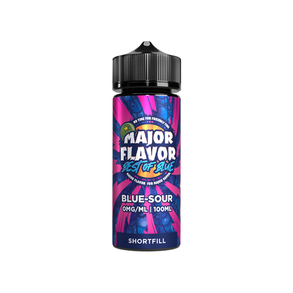 Major Flavour Best Of Blue 100ml Shortfill 0mg (70VG/30PG) - Sweet Geez Vapes