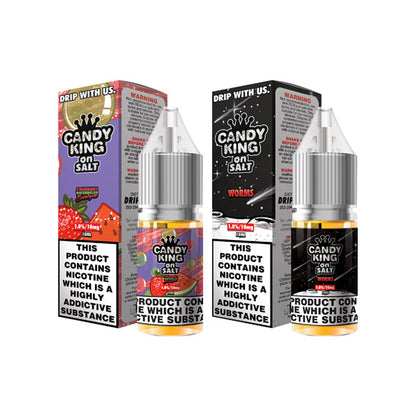 10mg Candy King Salts By Drip More 10ml Nic Salts (50VG/50PG) - Sweet Geez Vapes