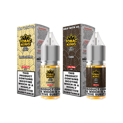 10mg Tobac King Salts By Drip More 10ml Nic Salts (50VG/50PG) - Sweet Geez Vapes