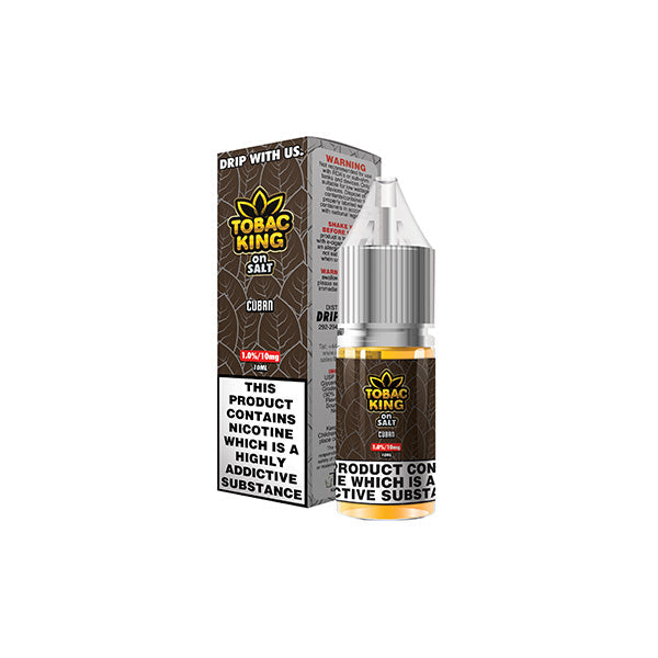 10mg Tobac King Salts By Drip More 10ml Nic Salts (50VG/50PG) - Sweet Geez Vapes