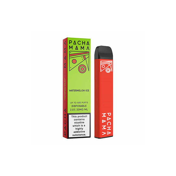 20 mg Pacha Mama Vape jetable 600 bouffées