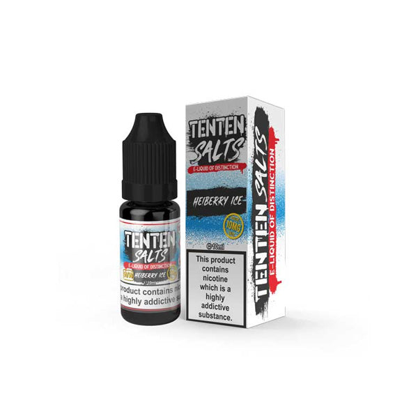 TenTen 10ml E-liquide Sels de Nic 10mg (50VG/50PG)