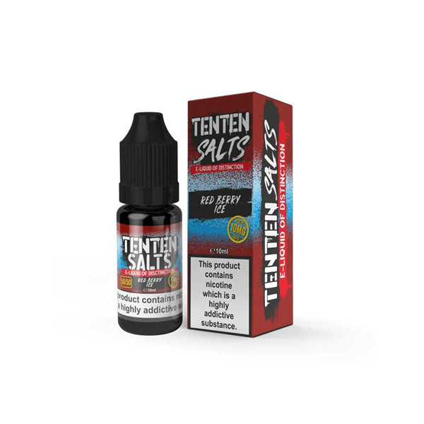 TenTen 10ml E-liquide Sels de Nic 10mg (50VG/50PG)