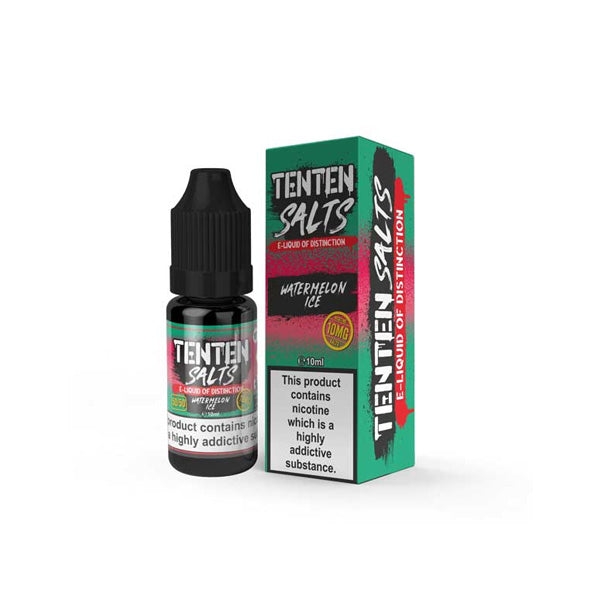 TenTen 10ml E-liquide Sels de Nic 10mg (50VG/50PG)