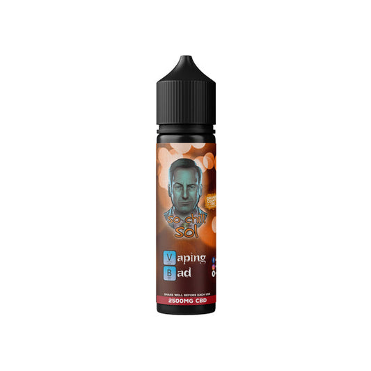 Vaping Bad by Orange County CBD 2500mg E-liquid - 50ml (60VG/40PG) - Shop Now at  Sweet Geez Vapes