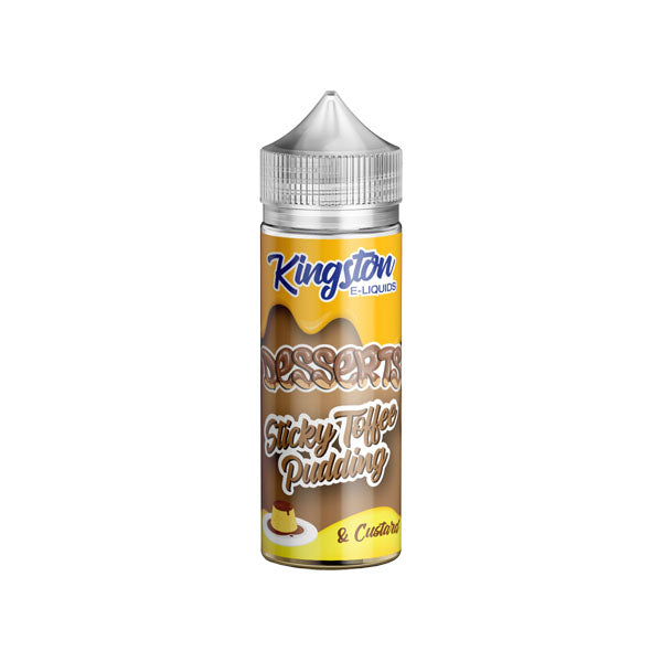 Kingston Desserts Shortfill E-Liquid - 120ml (70VG/30PG)