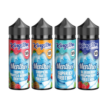 E-Liquide Kingston Menthol 120ml Shortfill (50VG/50PG)