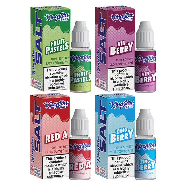 10mg Kingston Salts 10ml Nic Salts (50VG/50PG) - Sweet Geez Vapes