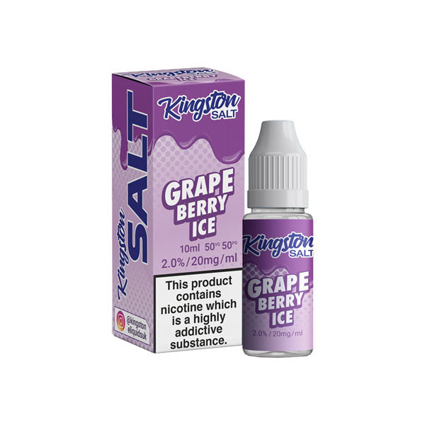 10mg Kingston Salts 10ml Nic Salts (50VG/50PG) - Sweet Geez Vapes