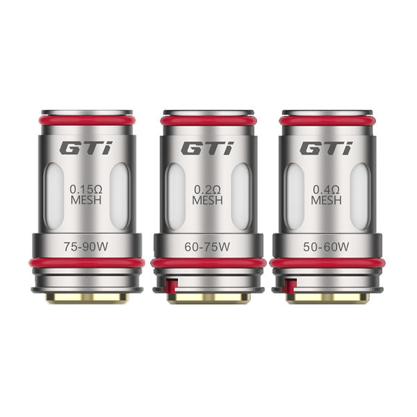 Bobines de maille Vaporesso GTI | 0,2 Ω / 0,4 Ω / 0,15 Ω | paquet de 5