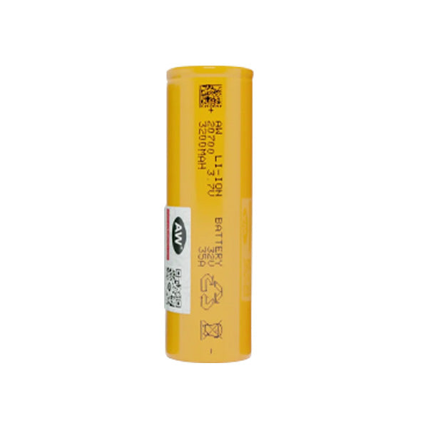  AW 3200mAh 20700 Battery - High Capacity, 3.70V