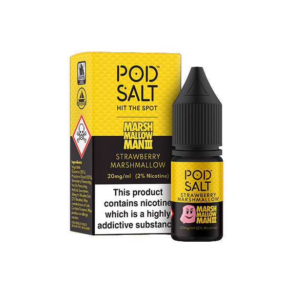 11mg Pod Salt Fusions 10ml Nic Salt (50VG/50PG) - Sweet Geez Vapes