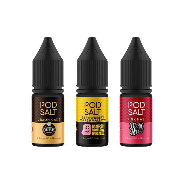 20mg Pod Salt Fusions 10ml Nic Salt (50VG/50PG) - Sweet Geez Vapes