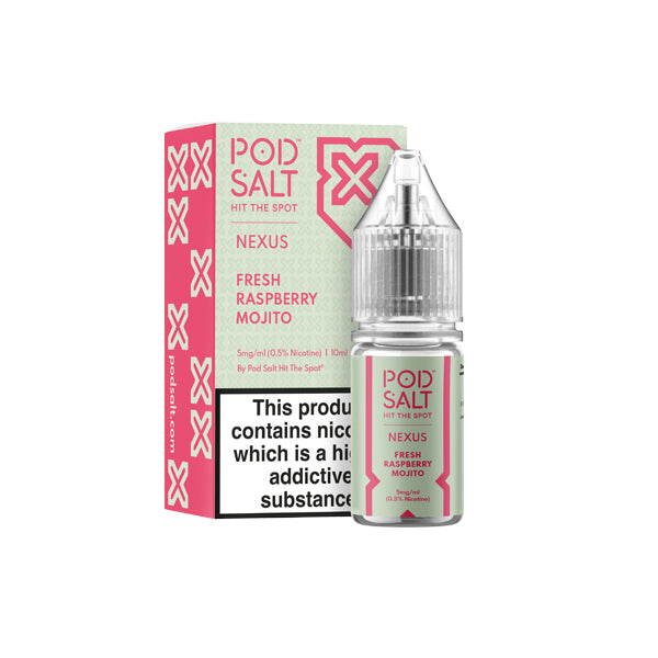 5mg Pod Salt Nexus 10ml Nic Salt (50VG/50PG) - Sweet Geez Vapes