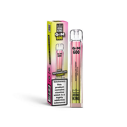 20mg Aroma King GEM 600 Disposable Vape - 600 Puffs