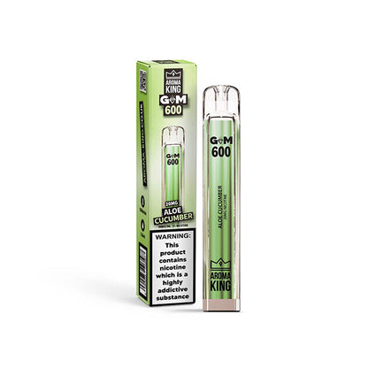 20mg Aroma King GEM 600 Disposable Vape - 600 Puffs