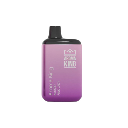 0mg Aroma King AK5500 Metallic Disposable Vape - 5500 Puffs