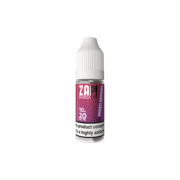 20 mg de ZAP ! Barre Sels Sel de Nic 10ml (50VG/50PG)