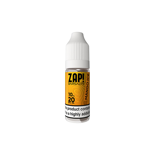 20mg ZAP! Bar Salts Nic Salt - 10ml (50VG/50PG)