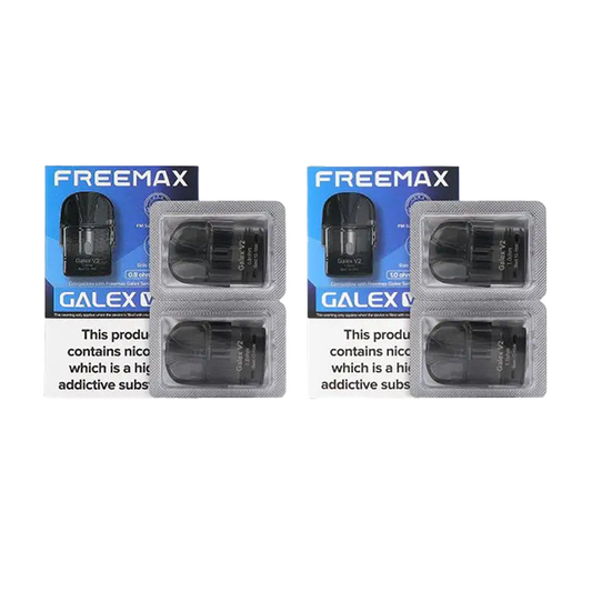 Freemax Galex V2 Replacement Pods 2 Per Pack (0.6Ohm, 0.8Ohm, 1.0Ohm) - Sweet Geez Vapes