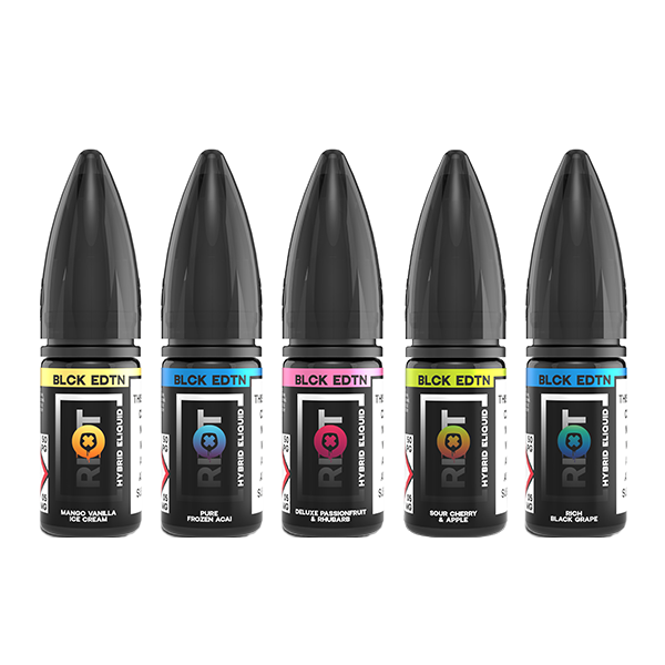 5mg Riot Squad Black Edition V2 Nic Salts - 10ml (50VG/50PG)