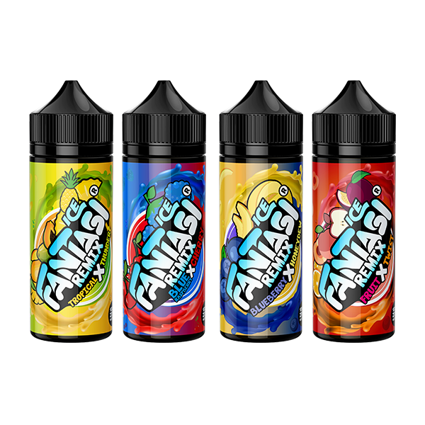 0mg Fantasi Ice Remix 100ml Shortfill E-Liquid (70VG/30PG) - Sweet Geez Vapes