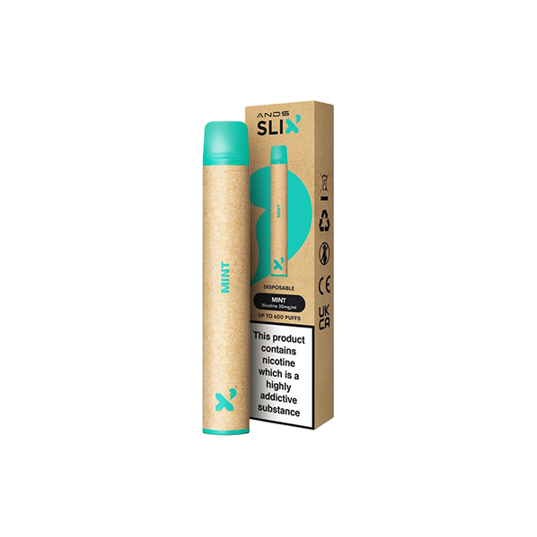 20mg ANDS Slix Recyclable Disposable Vape Device - 600 Puffs - Shop Now at  Sweet Geez Vapes