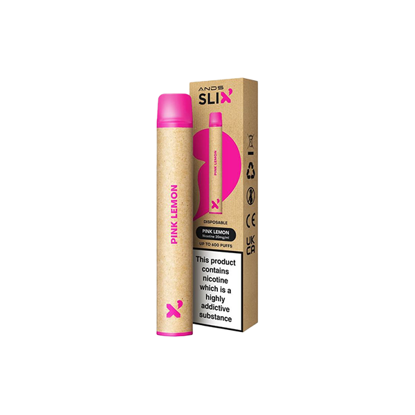 20mg ANDS Slix Recyclable Disposable Vape Device - 600 Puffs