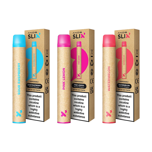 20mg ANDS Slix Recyclable Disposable Vape Device - 600 Puffs - Shop Now at  Sweet Geez Vapes