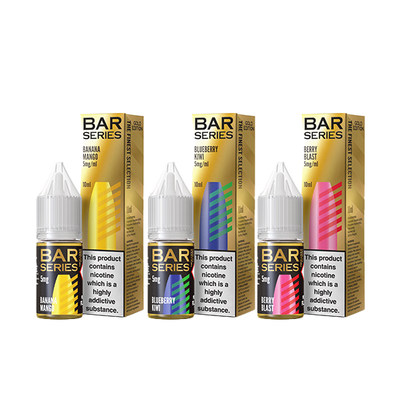  Buy Bar Series Gold Edition Nic Salts | 5mg | Sweet Geez Vapes