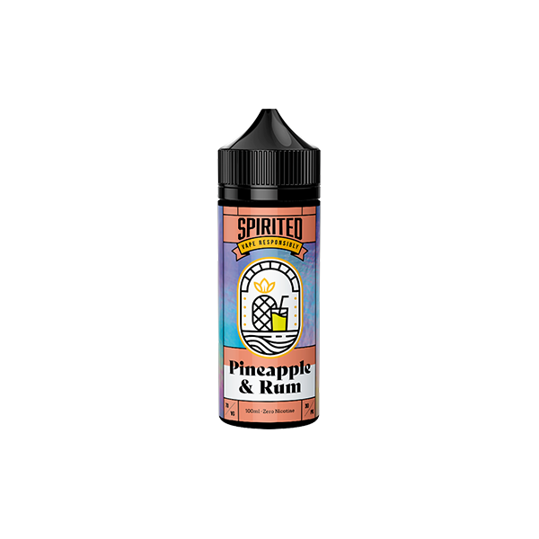 0mg  Spirited By Fantasi 100ml Shortfill (70VG/30PG) - Sweet Geez Vapes