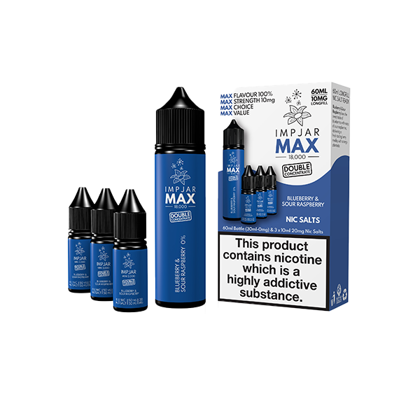  Imp Jar Max 60ml Longfill - x3 Nic Shots Included | Sweet Geez Vapes