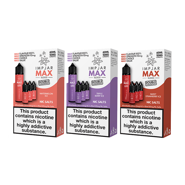 Imp Jar Max 60ml Longfill Includes 3x 20mg Nic Salts - Sweet Geez Vapes