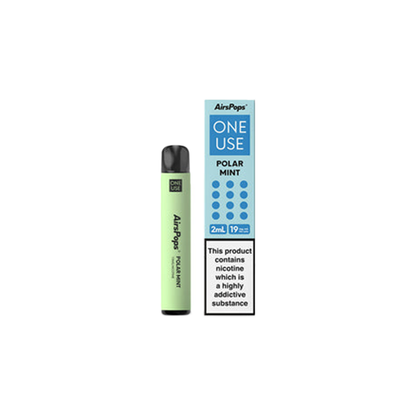 19mg AirsPops ONE Use Disposable Vape 600 Puff - Sweet Geez Vapes