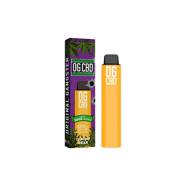 Darwin CBD OG CBD 2000mg Disposable Vape 3000 Puffs - Sweet Geez Vapes