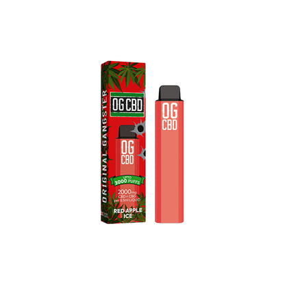 Darwin CBD OG CBD 2000mg Disposable Vape 3000 Puffs - Sweet Geez Vapes