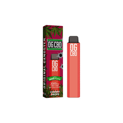 Darwin CBD OG CBD 2000mg Disposable Vape 3000 Puffs - Sweet Geez Vapes