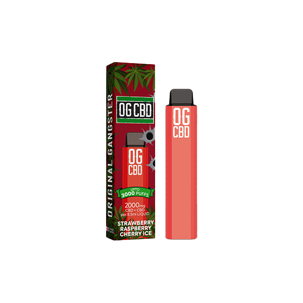 Darwin CBD OG CBD 2000mg Disposable Vape 3000 Puffs - Sweet Geez Vapes