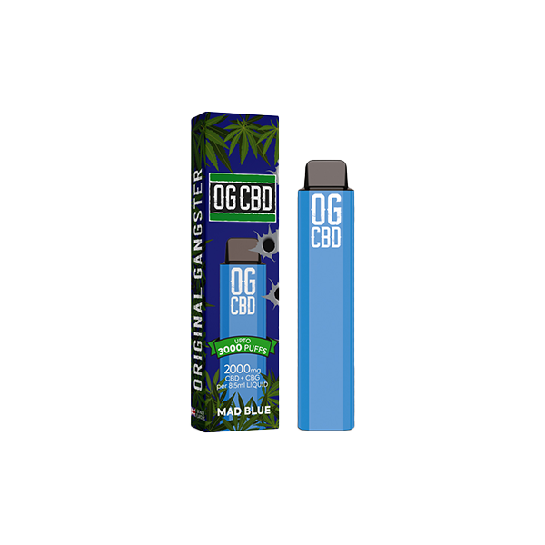 Darwin CBD OG CBD 2000mg Disposable Vape 3000 Puffs - Sweet Geez Vapes