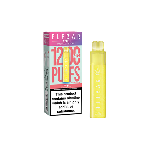 20mg ELF Bar 1200 Multi Edition Prefilled Pod Kit - 1200 Puffs