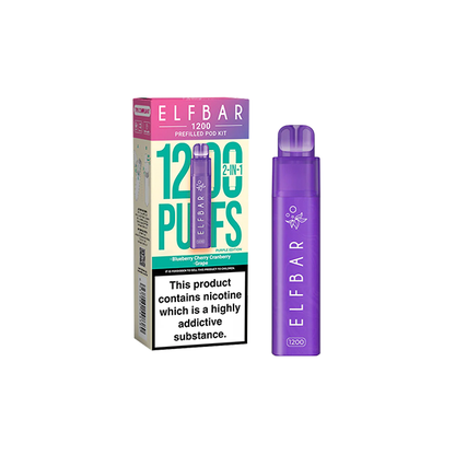 20mg ELF Bar 1200 Multi Edition Prefilled Pod Kit - 1200 Puffs